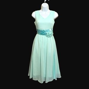 Bow Dream Mint Green Formal Dress